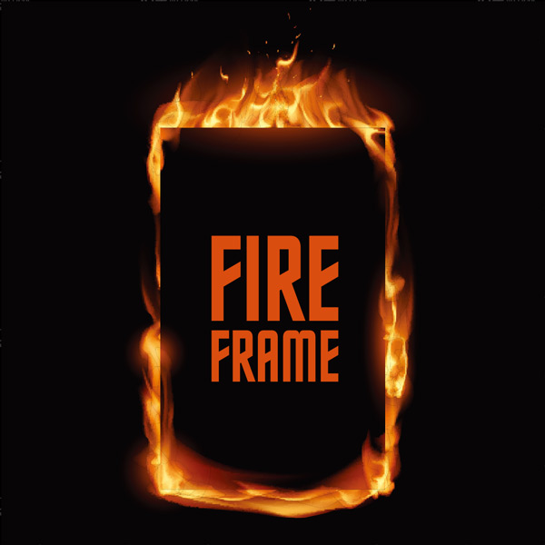 600x600 Flame A Border Vector Pattern Vector Free Vector Download