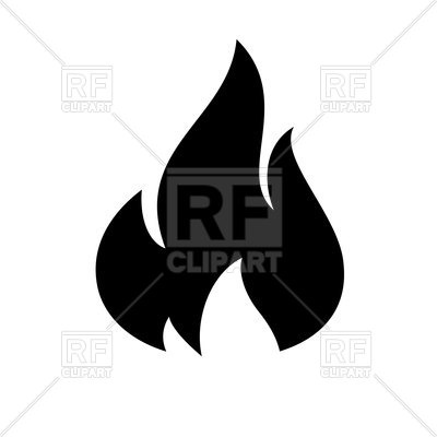 400x400 Fire Or Flame Icon Vector Image Vector Artwork Of Icons And