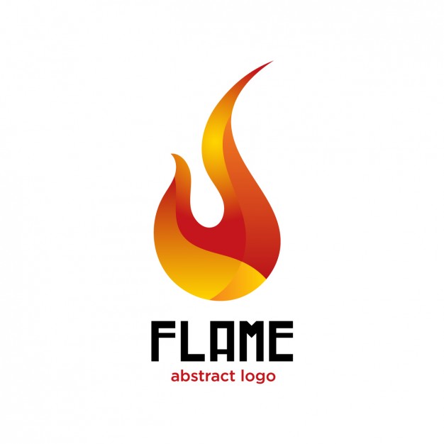 626x626 Flame Abstract Logo Vector Free Download