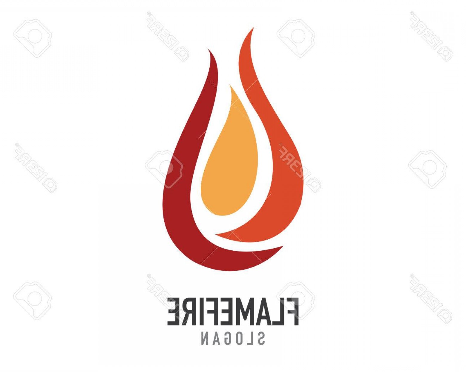 1560x1248 Photostock Vector Fire Flame Logo Template Vector Icon Oil Gas And