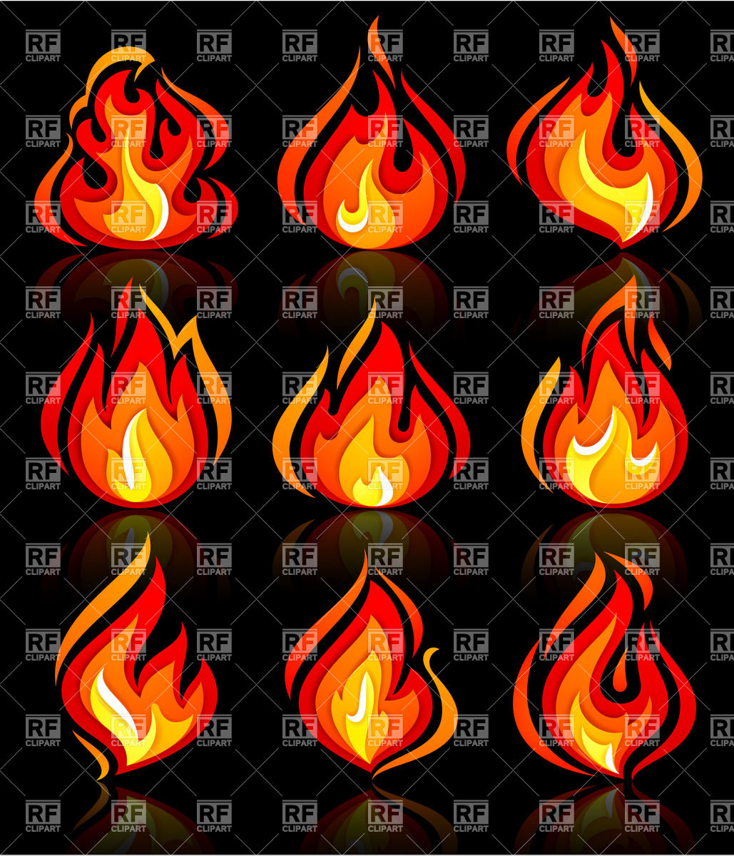 1029x1200 Fire Icons And Flames Vector Image Vector Artwork Of Design