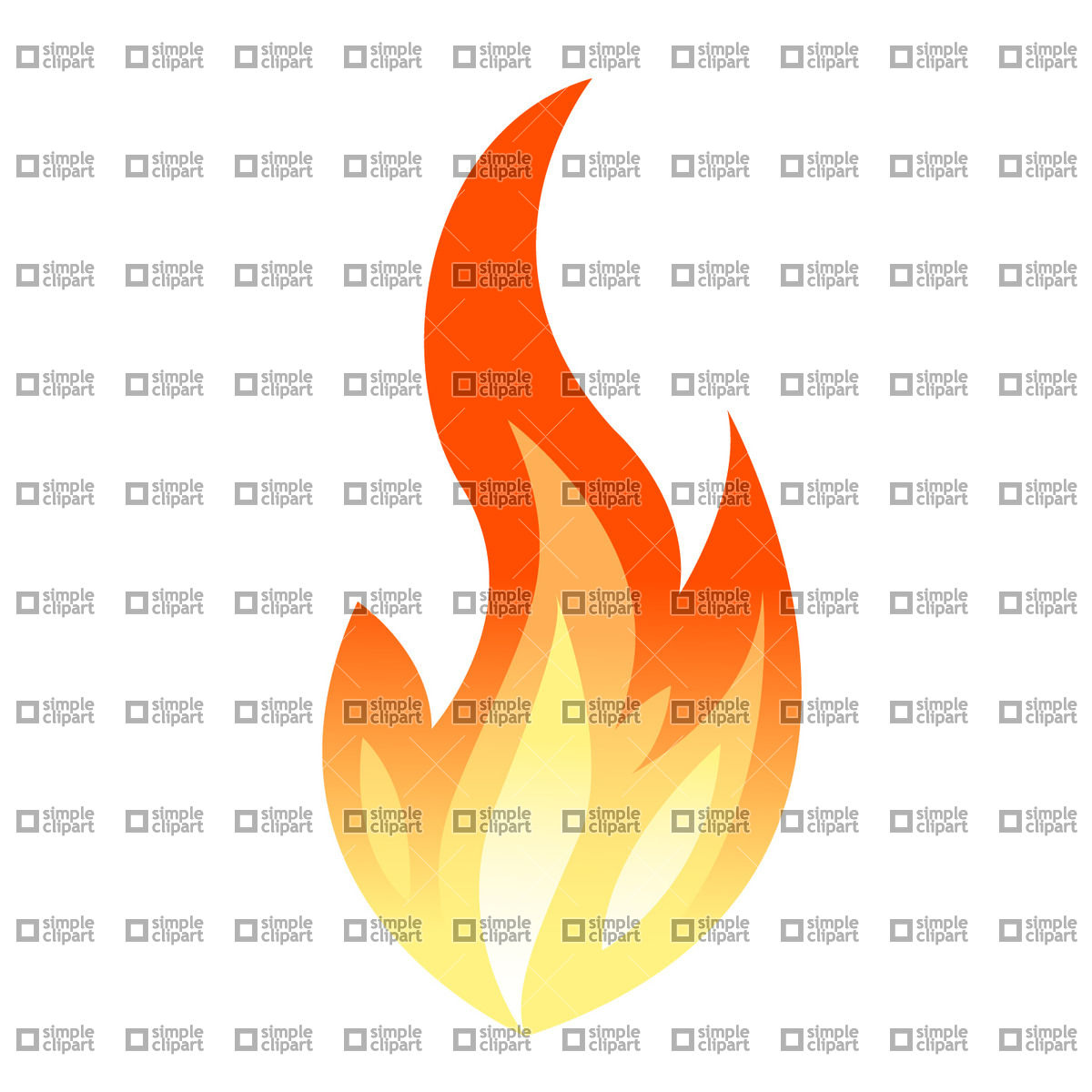 1200x1200 Flame Vector Image