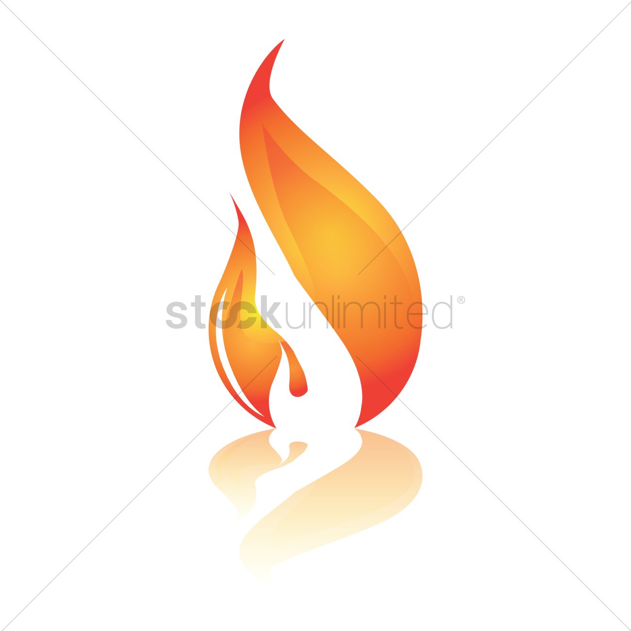 1300x1300 Free Fire Flame Vector Image