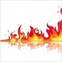 200x200 Beautiful Flame Vector Clip 05 Vector Misc