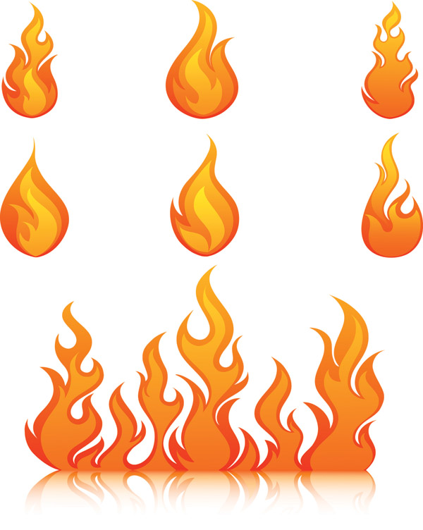 600x752 Flame Vector Free Download