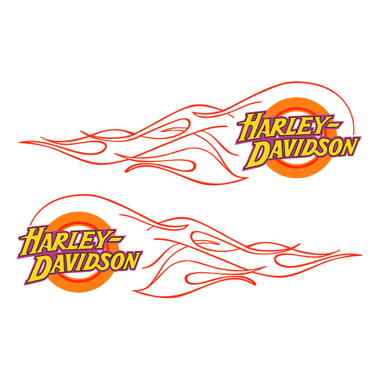 745x745 Harley Davidson Flame Free Vector 4vector