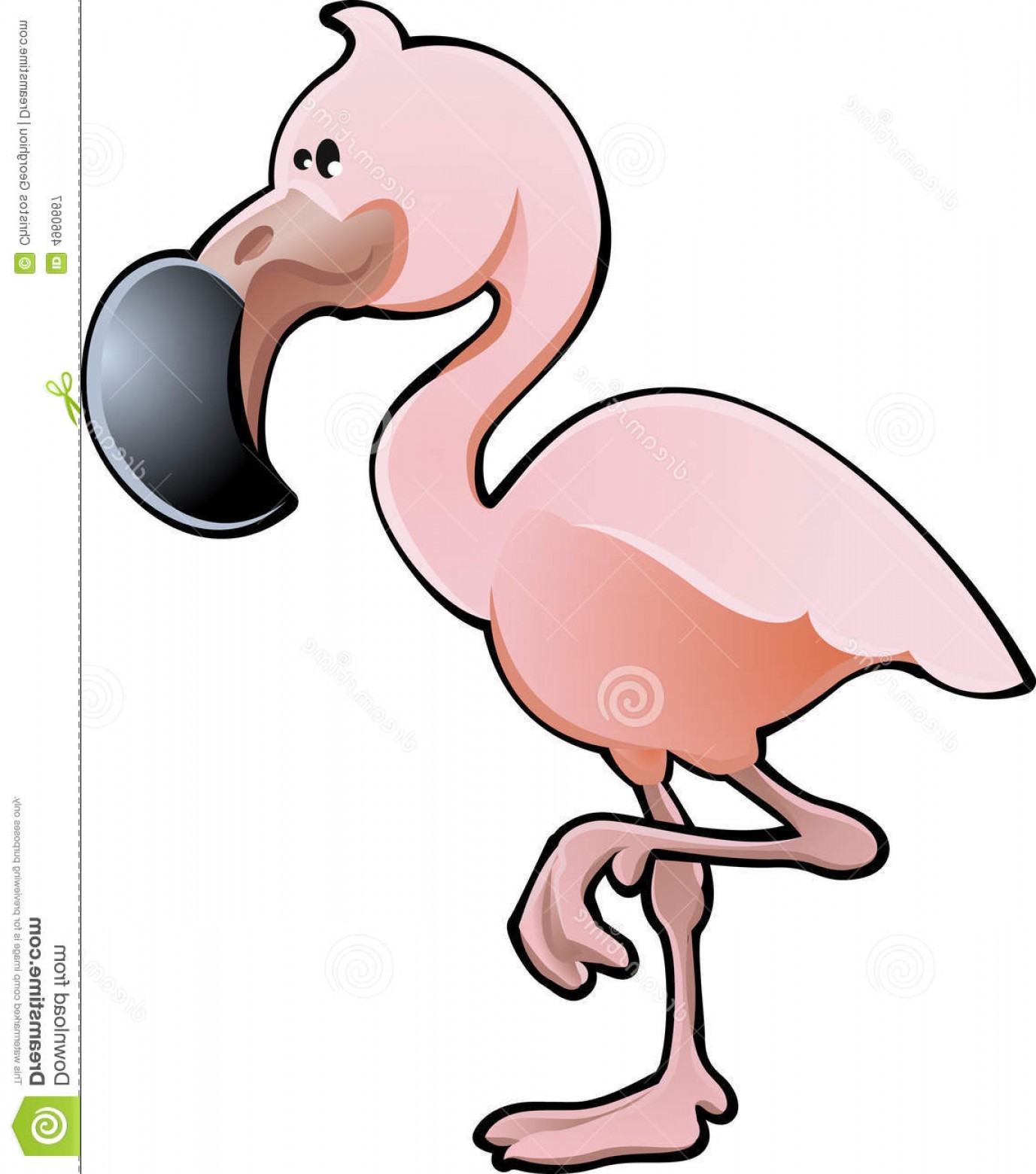1377x1560 Cute Flamingo Vector Art Lazttweet
