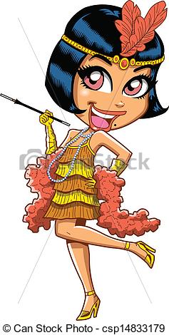 237x470 Flapper Girl Clipart Collection