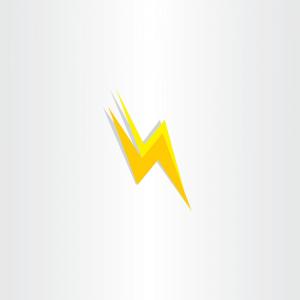 300x300 Thunder Flash Letter N Icon Logo Vector Sohadacouri