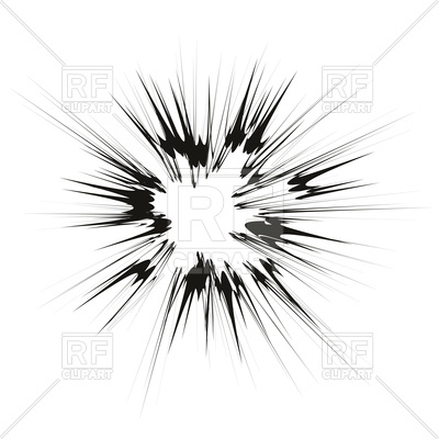 400x400 Explode Flash Vector Image Vector Artwork Of Signs, Symbols