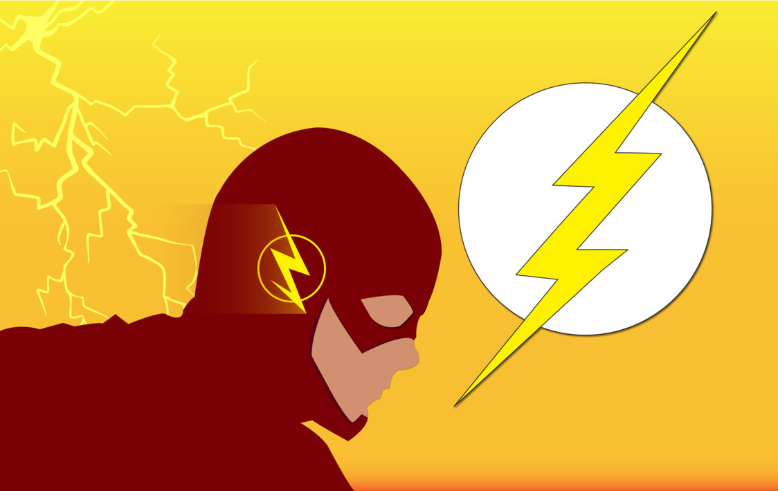 1124x710 The Flash Vector Art By Saadmk