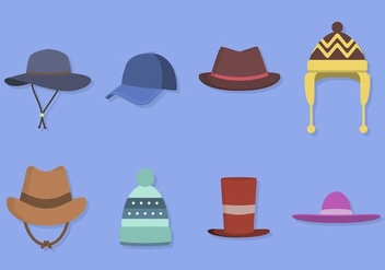 352x247 Flat Hat Vector Icons Free Vector Download 358671 Cannypic