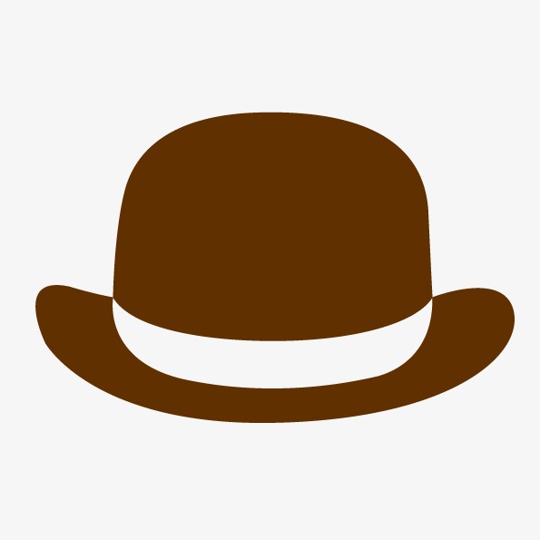 595x595 Vector Element Flat Hat, Topper, Brown Hat, Flat Hat Png And