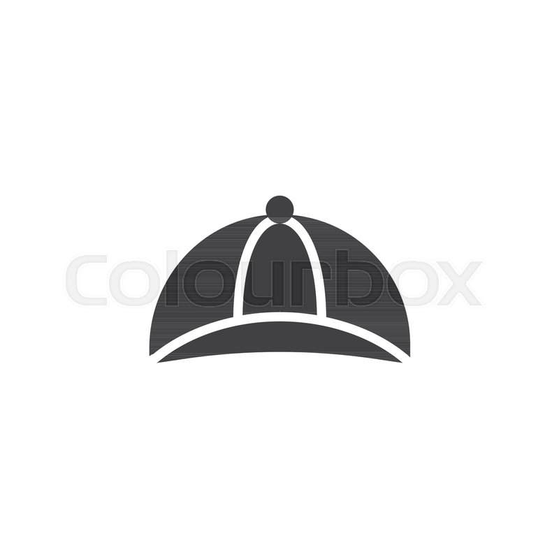 800x800 Baseball Cap Vector Icon. Filled Flat Sign For Mobile Concept And