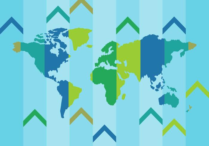 700x490 Free World Map Vector Collection Different Designs