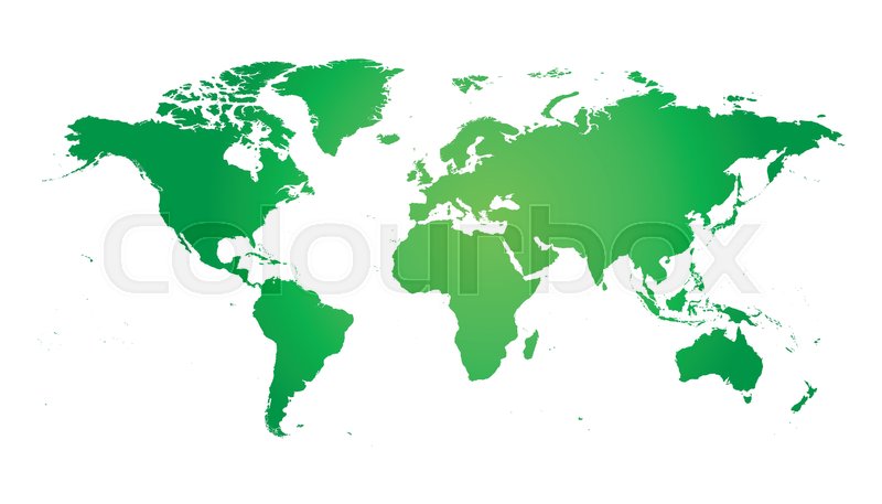 800x457 Colorful Political World Map. World Map Vector Template For