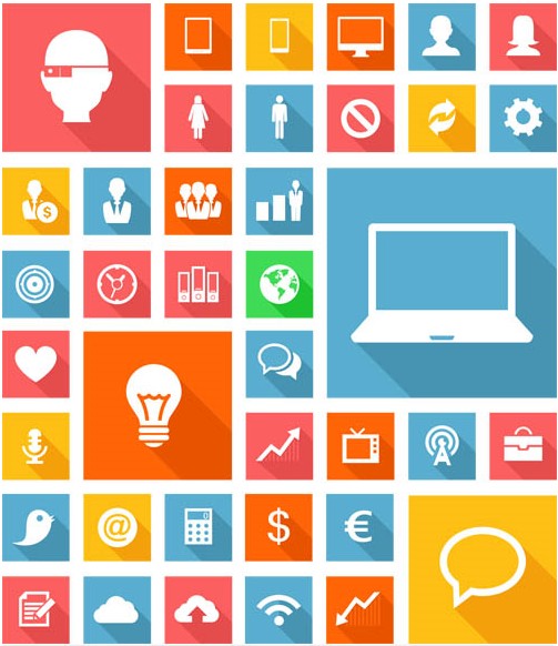 503x582 Flat Icons 2 Ai Format Free Vector Download
