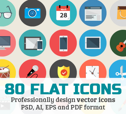 420x379 Flat Icons Design Blog