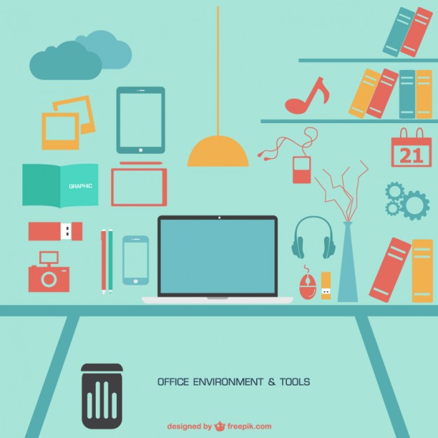 626x626 Office Flat Free Vector Vector Free Vector Download In .ai, .eps