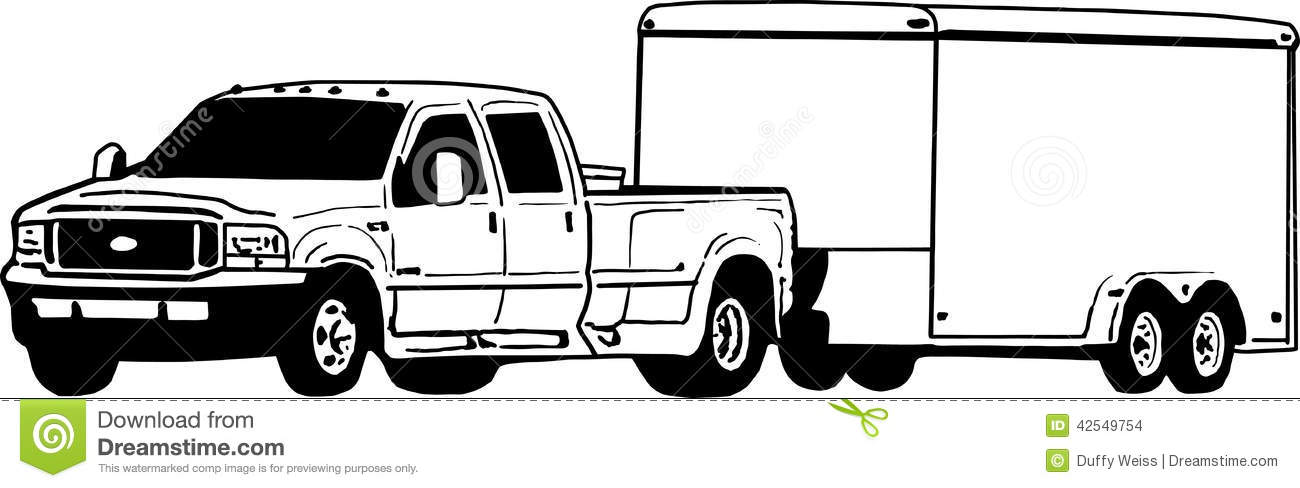 1300x488 Truck Clipart Flatbed Trailer