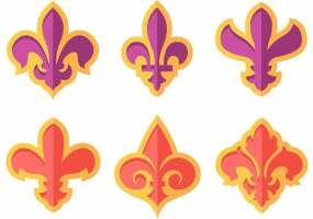 285x200 Golden Fleur De Lis Free Vector Graphic Art Free Download (Found