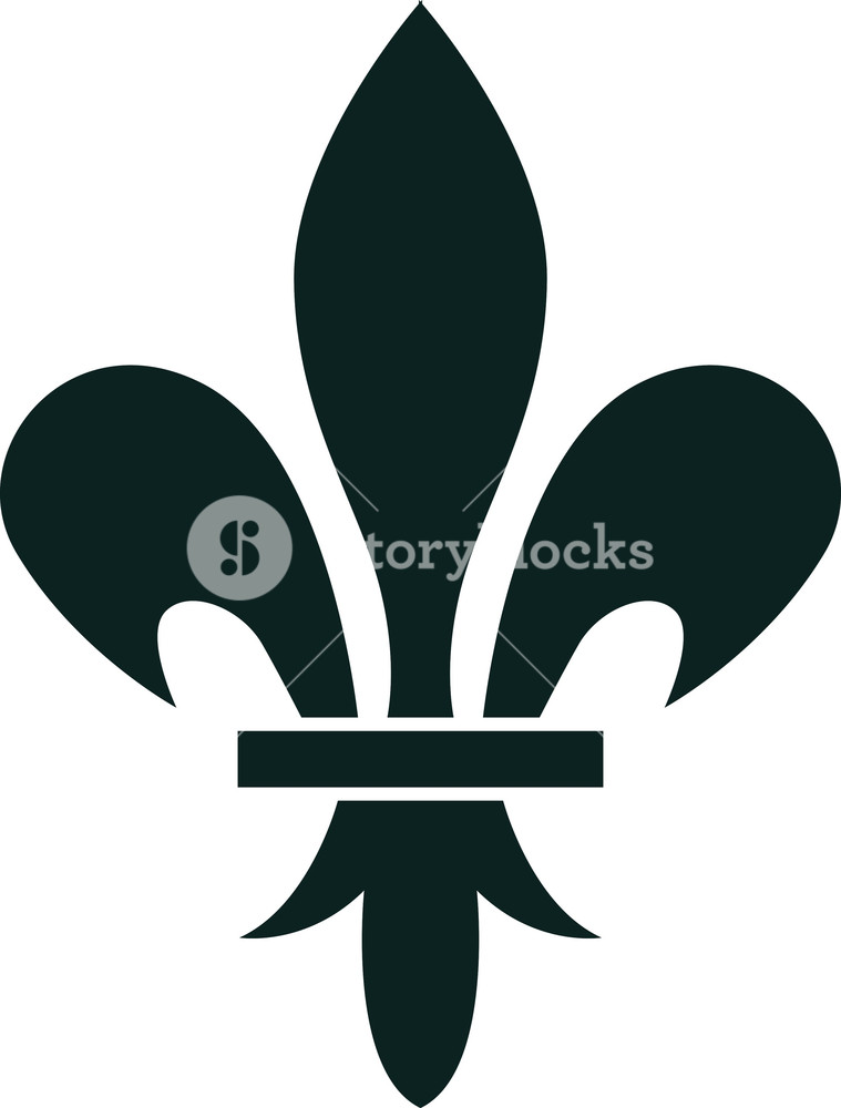 759x1000 Fleur De Lis Vector Element Royalty Free Stock Image