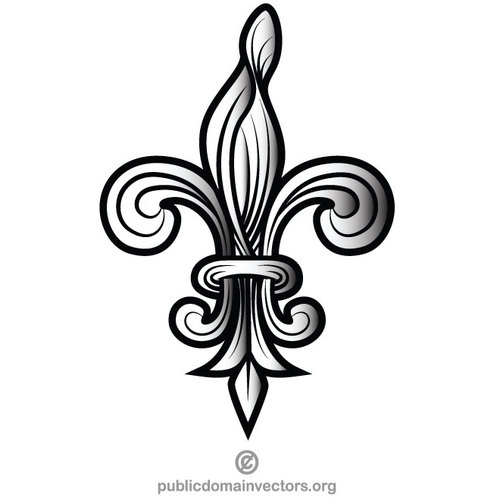 500x500 Fleur De Lis Symbol Public Domain Vectors