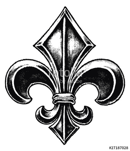 428x500 Gothic Fleur De Lis Stock Image And Royalty Free Vector Files On