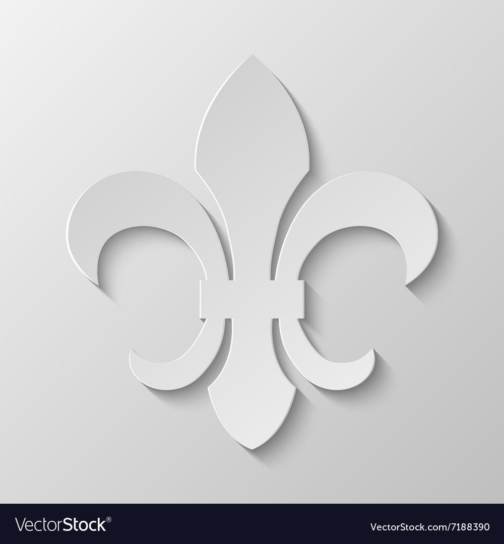1000x1080 Paper Fleur De Lis. Vector Eps10 Illustration. Download A Free