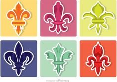 236x165 Free Vector Free Fleur De Lis Vector Icon Pack