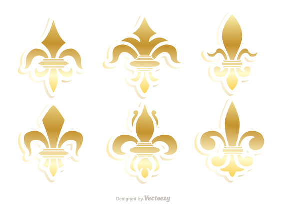 572x408 Gold Fleur De Lis Vector Free Vector Download In .ai, .eps, .svg
