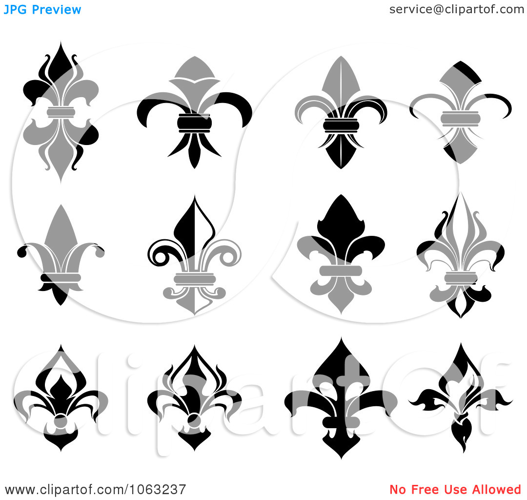 1080x1024 Gothc Clipart Fleur De Lis Cross