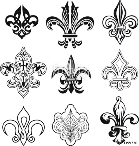 476x500 Fleur De Lis Design Stock Image And Royalty Free Vector Files On