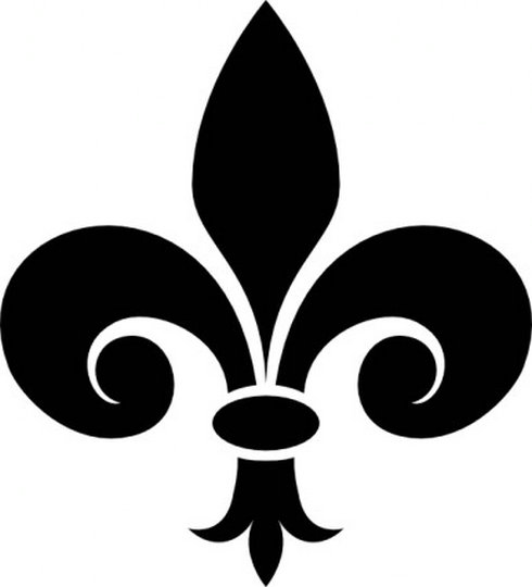 490x540 Fleur De Lys Clip Art 2 Free Vector Download