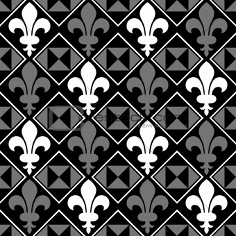 340x340 Image 2610534 Fleur De Lis Pattern Black And White From Crestock
