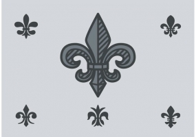 285x200 Black Fleur De Lis Free Vector Graphic Art Free Download (Found
