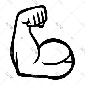 300x300 Stock Vector Biceps Flex Arm Vector Icon Arenawp