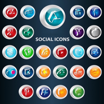 368x368 Social Icons Facebook Twitter Youtube Free Vector Download