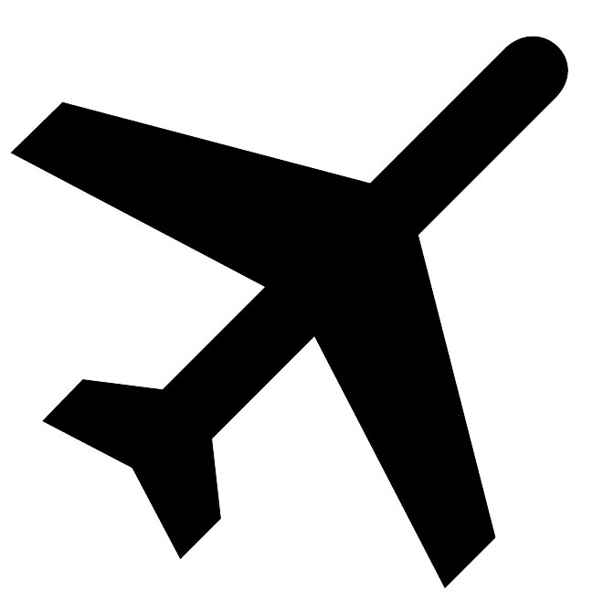 660x660 Departure Flights Vector Sign