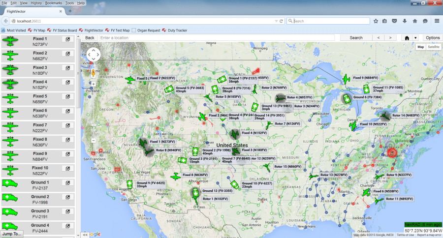 900x484 Flight Vector Map