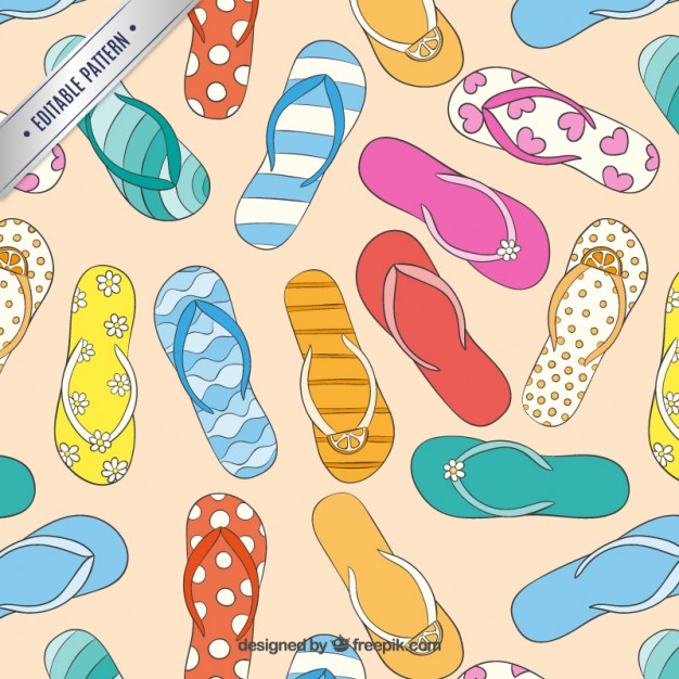 626x626 Flip Flop Pattern Vector Free Download