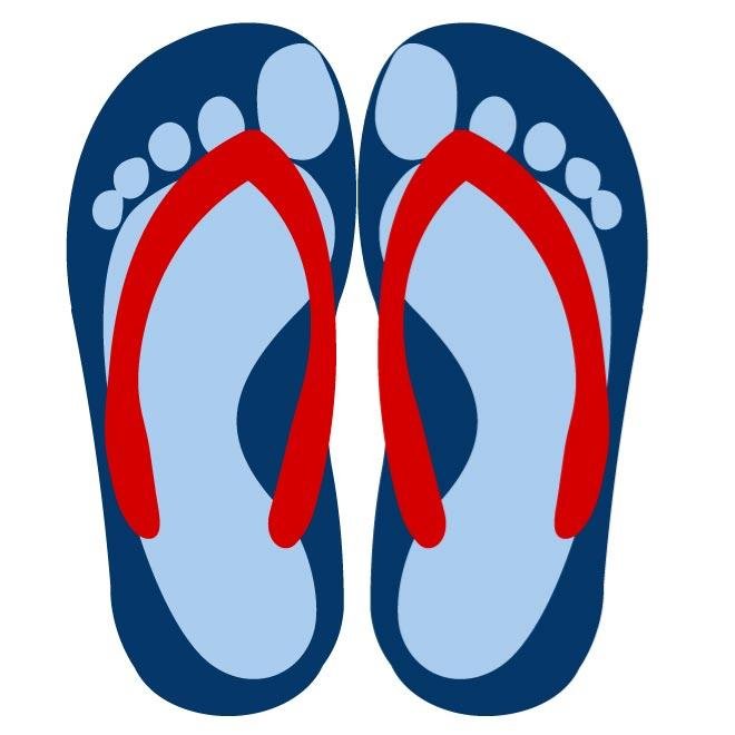 660x660 Free Flip Flops Vector Drawing.ai Psd Files, Vectors Amp Graphics