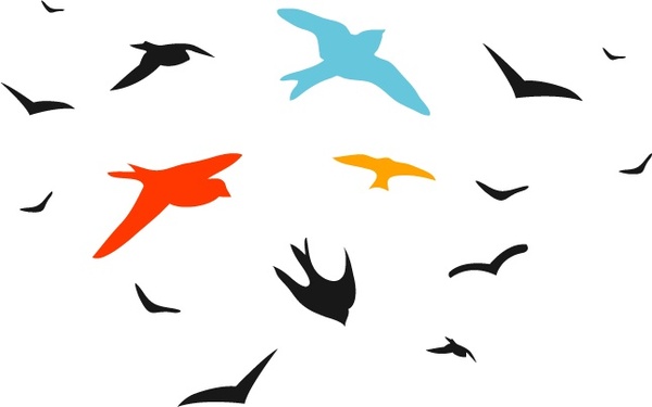600x375 Bird Vector Set Free Vector In Adobe Illustrator Ai ( .ai ) Vector