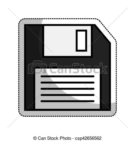 450x470 Floppy Disk Isolated Icon Vector Illustration Design Clip Art