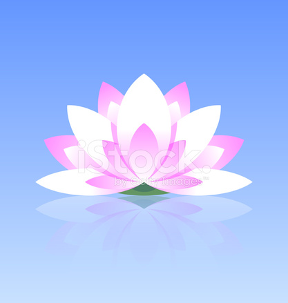 417x439 Icono De Flor De Loto Stock Vector