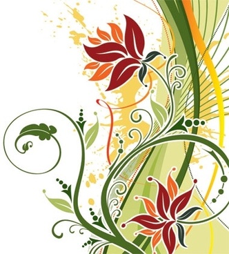 332x368 Floral Free Vector Download (7,643 Free Vector) For Commercial Use