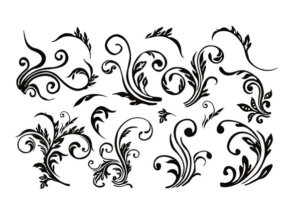 600x431 Roundup Of Free Vintage Ornament Amp Floral Vectors