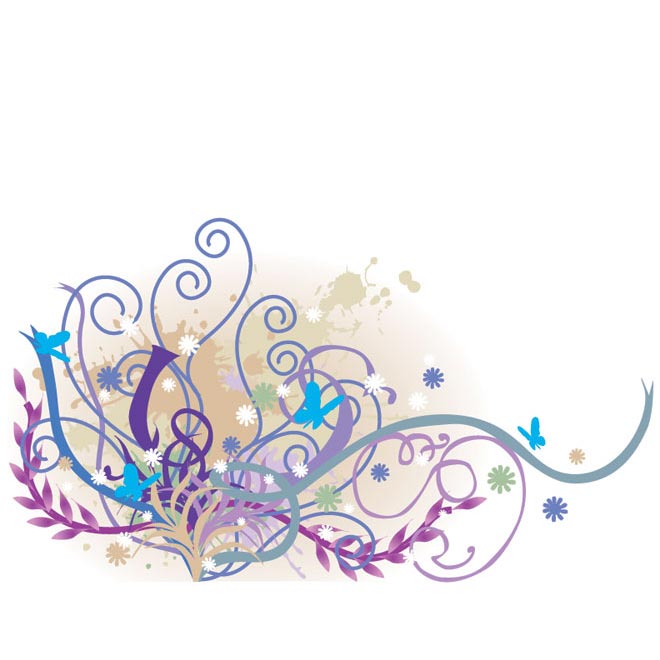 660x660 Vector Colorful Floral Art By Cgvector