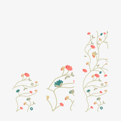 400x400 Elegant Floral Banner Vector Material, Floral Vector, Banner