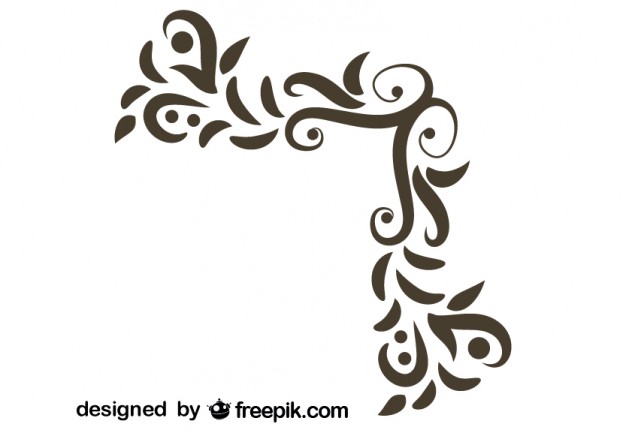 626x436 Vector Floral Corners Vector Free Download